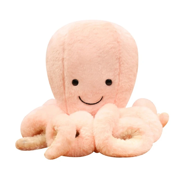 Peluche de pulpo esponjoso